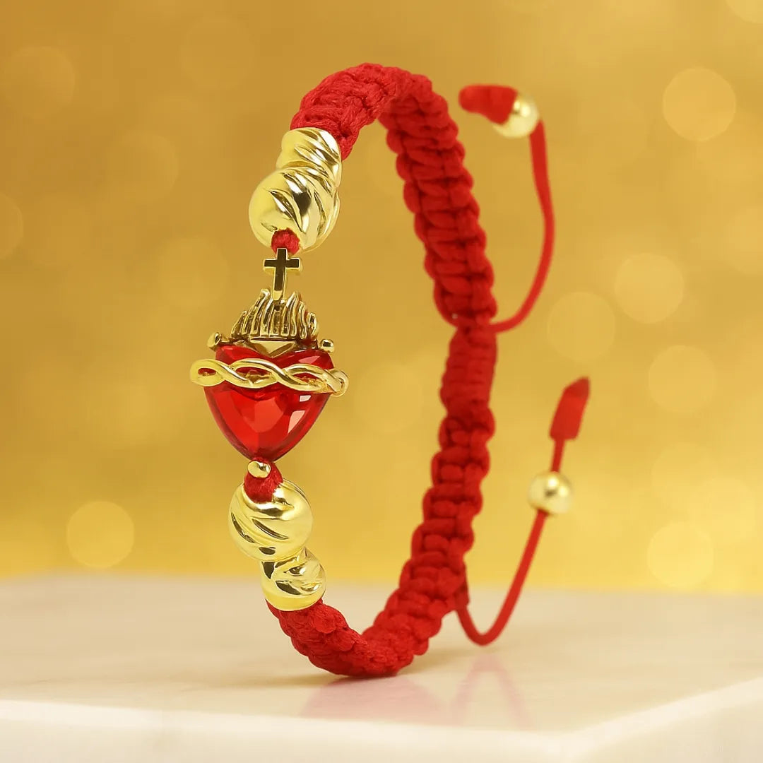 Pulsera Sagrado Corazón de Jesús ❤️🔥 - OFERTA 2x1