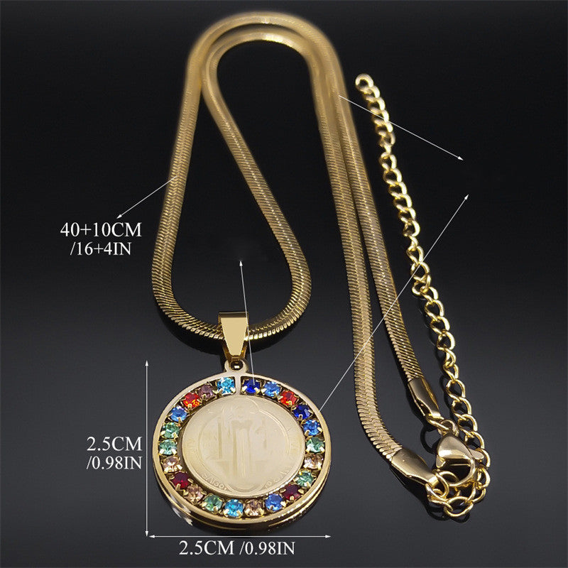 Collar San Benito – Arcoíris de Fe