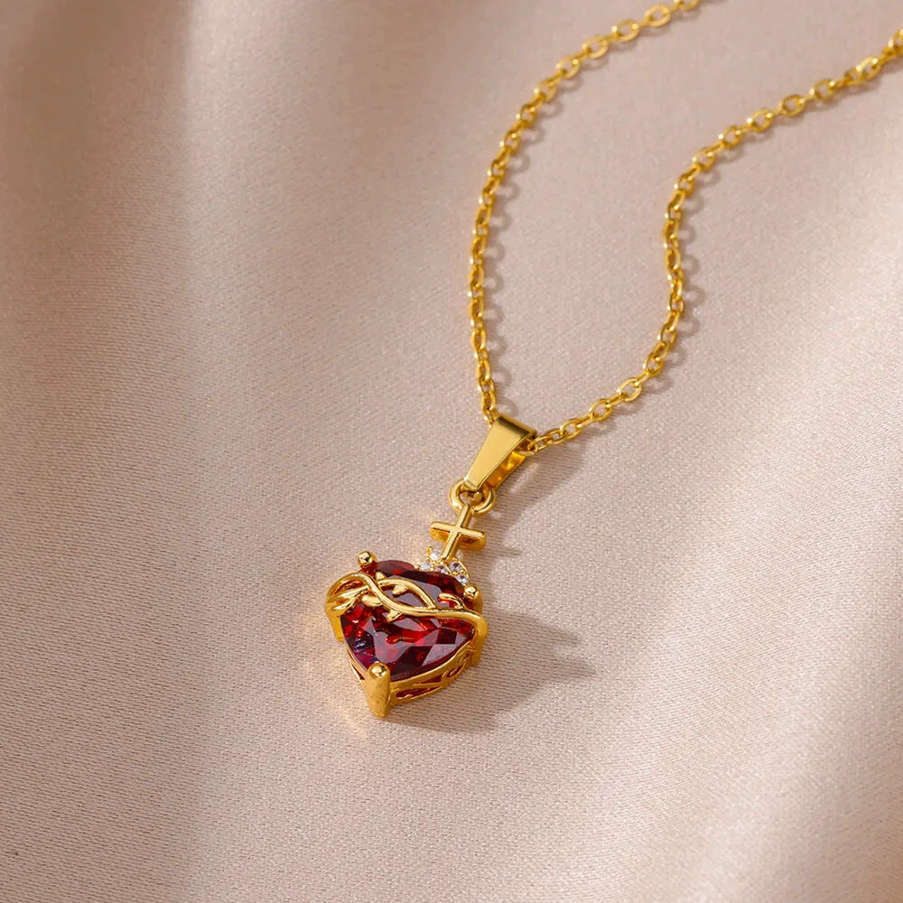 Collar Sagrado Corazón de Jesús ❤️🔥