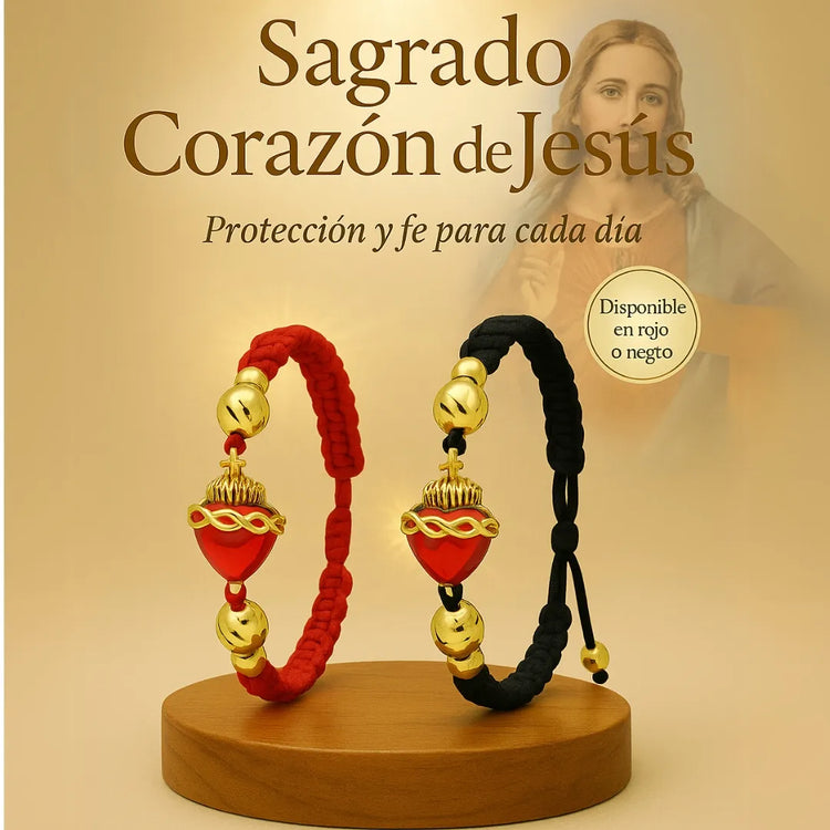 Pulsera Sagrado Corazón de Jesús ❤️🔥 - OFERTA 2x1