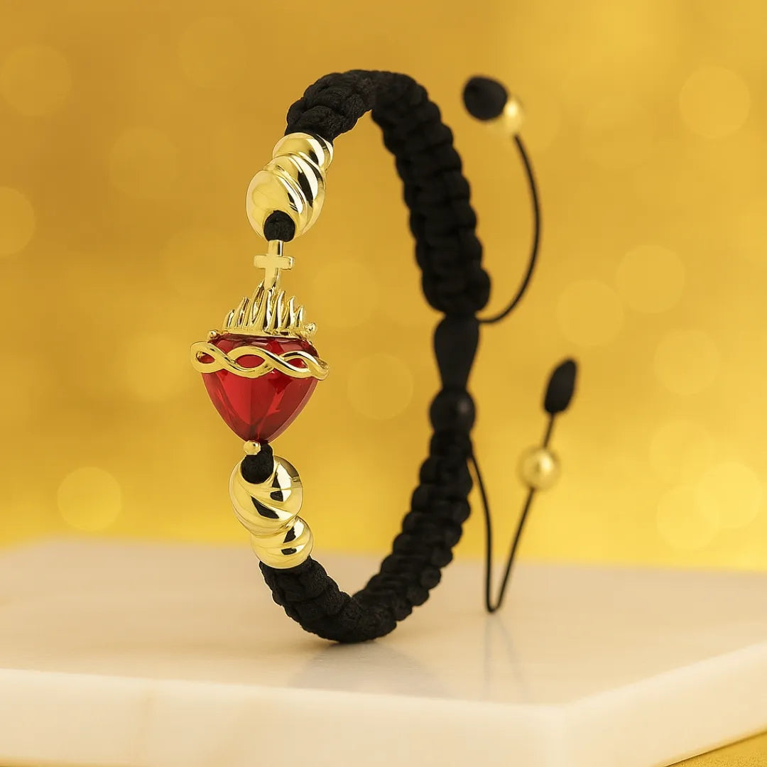 Pulsera Sagrado Corazón de Jesús ❤️🔥 - OFERTA 2x1