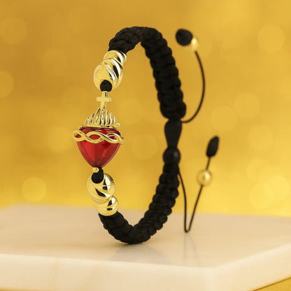 Pulsera Sagrado Corazón de Jesús ❤️🔥 - OFERTA 2x1
